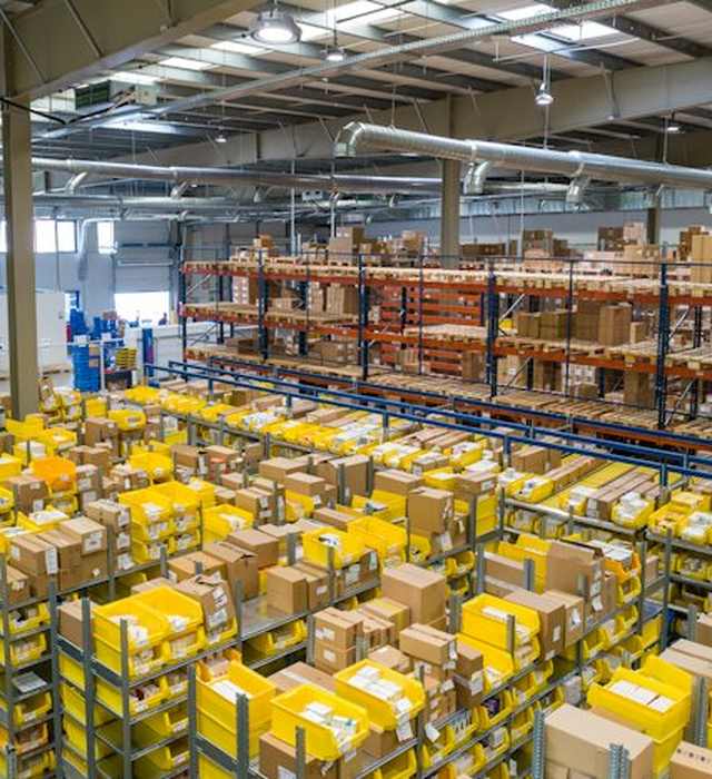 Centro de distribuição organizado